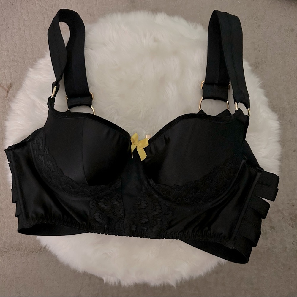 EUC Bordelle Lady Citron Bodice Bra Large